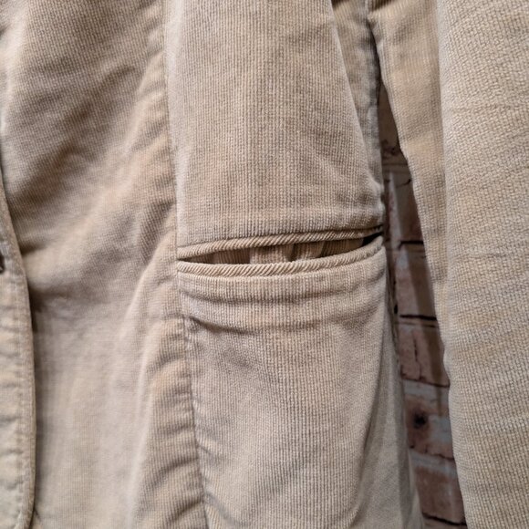 DC Collection VINTAGE Tan Corduroy Blazer Size 14 - Picture 3 of 15